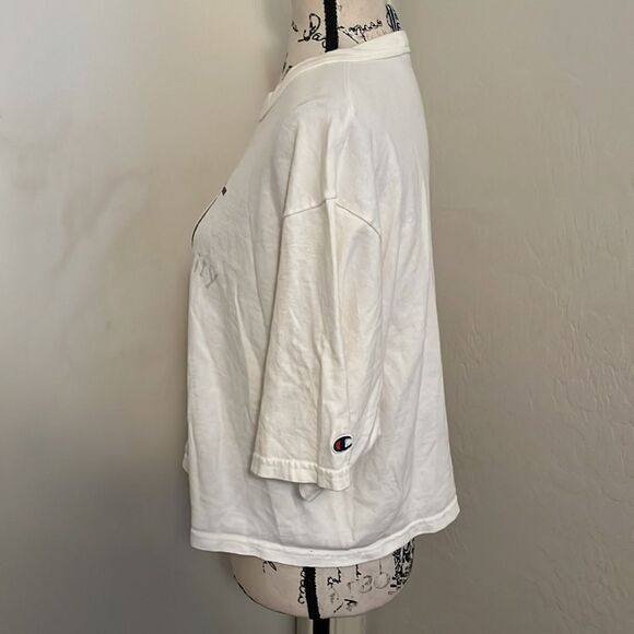 Champion Harvard University White Crop Top - Picture 2 of 11